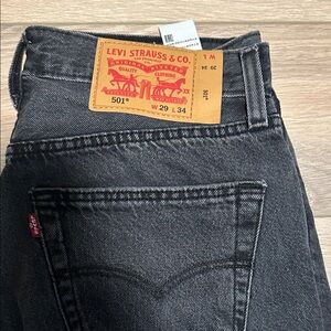 Levi's Men's Dark Gray Straight Jeans